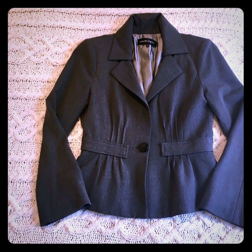 Nanette Lepore Ruffle Suit Jacket